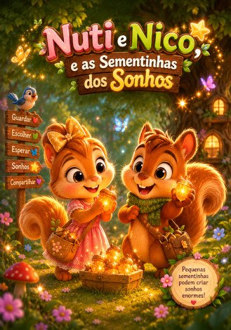 Livro Nuti e Nico e as Sementinhas dos Sonhos